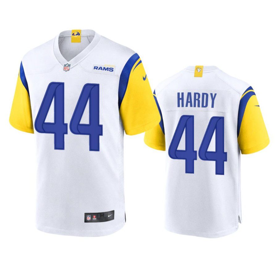 daniel hardy rams white alternate game jersey