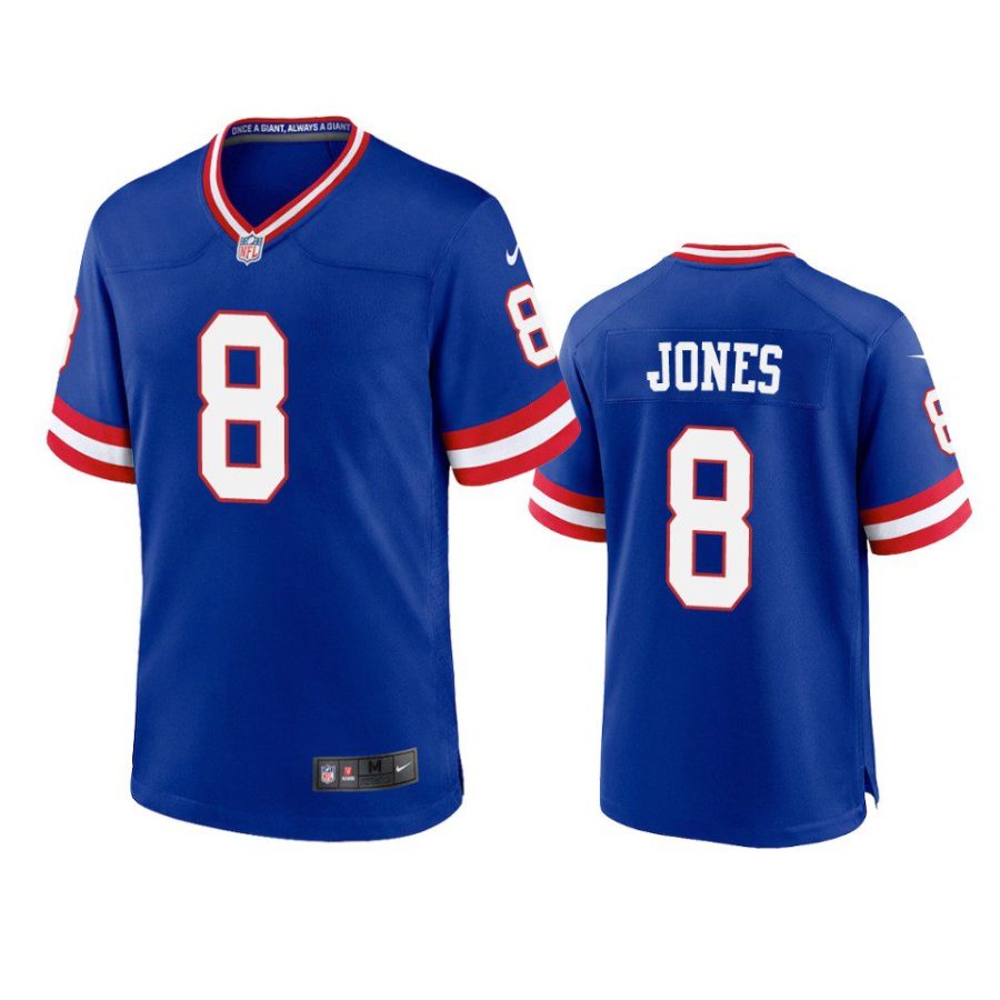 daniel jones giants classic game royal jersey