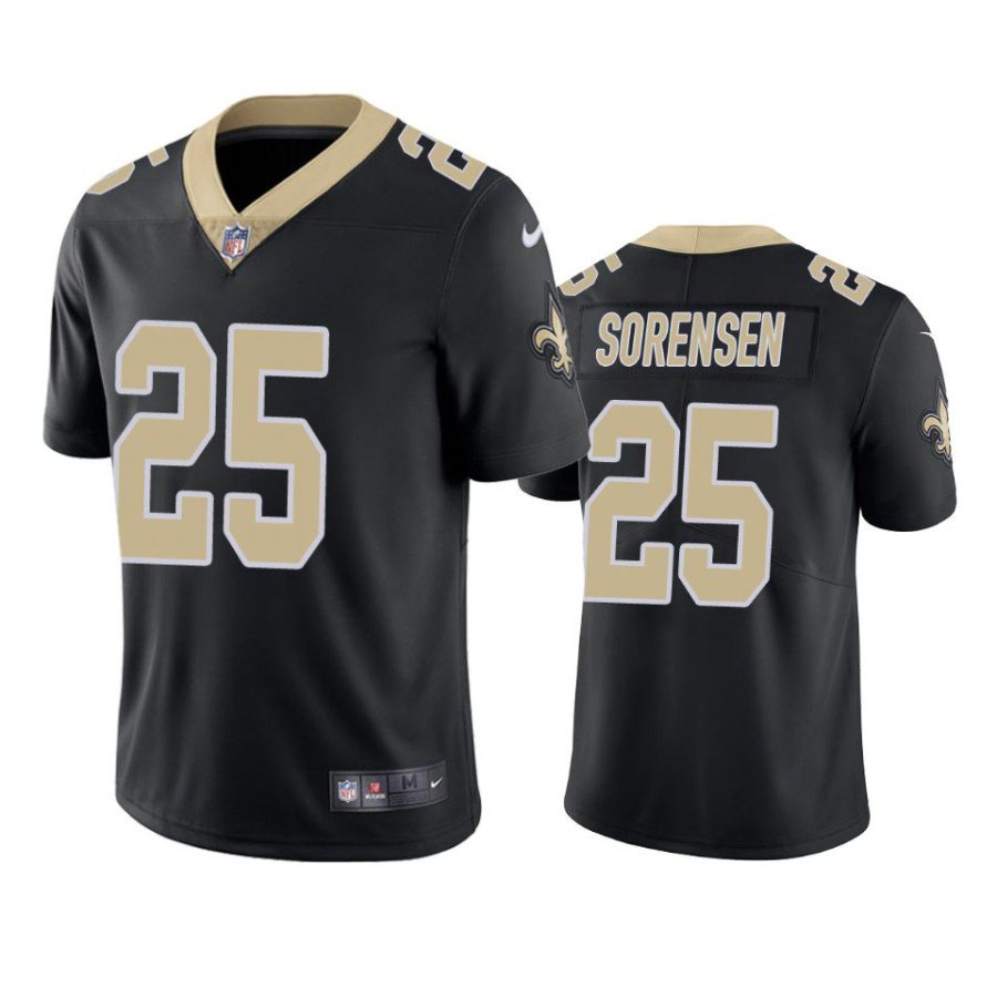 daniel sorensen saints vapor limited black jersey