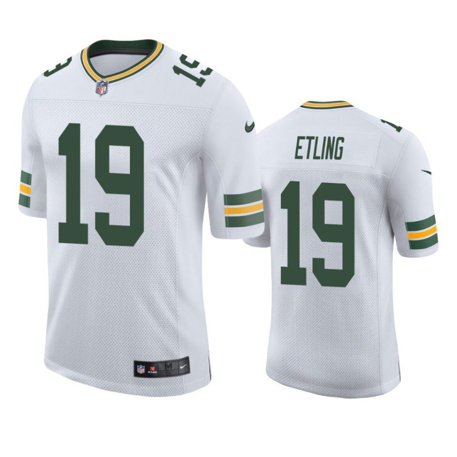 danny etling packers jersey white vapor limited