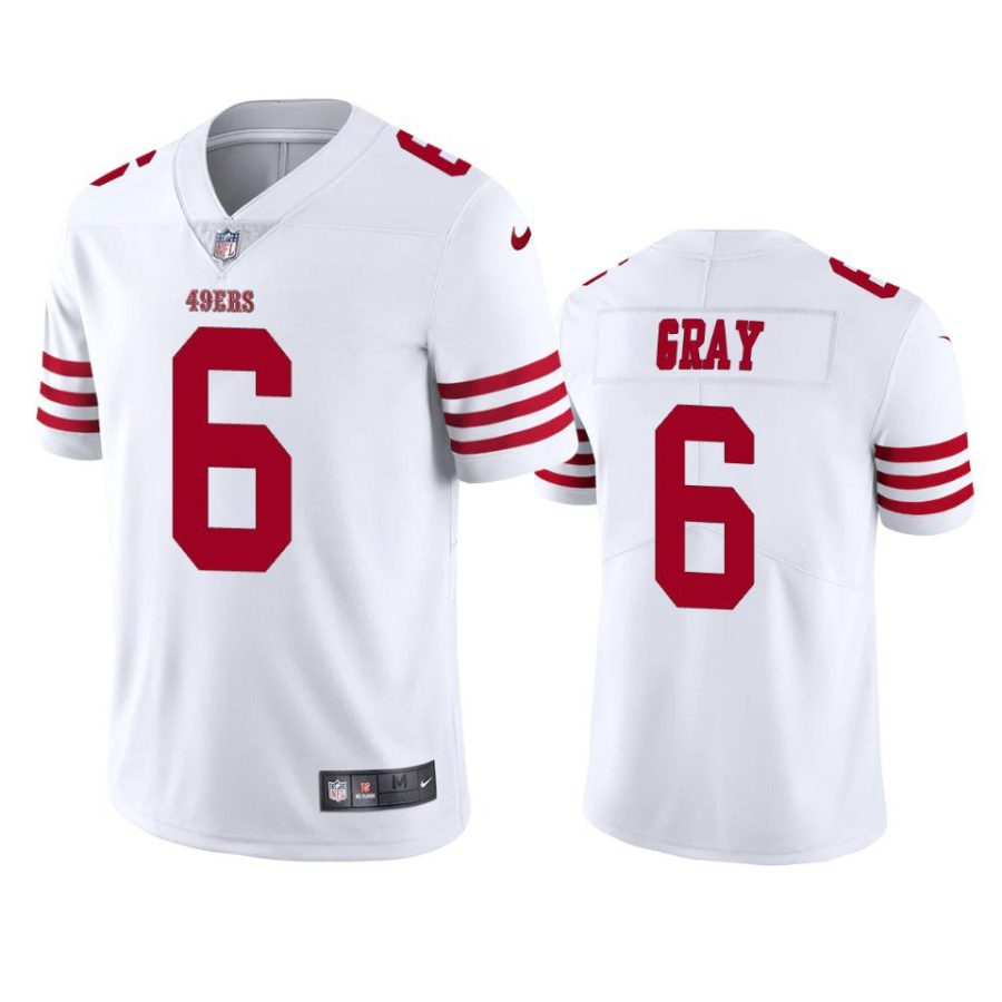 danny gray 49ers jersey white vapor limited