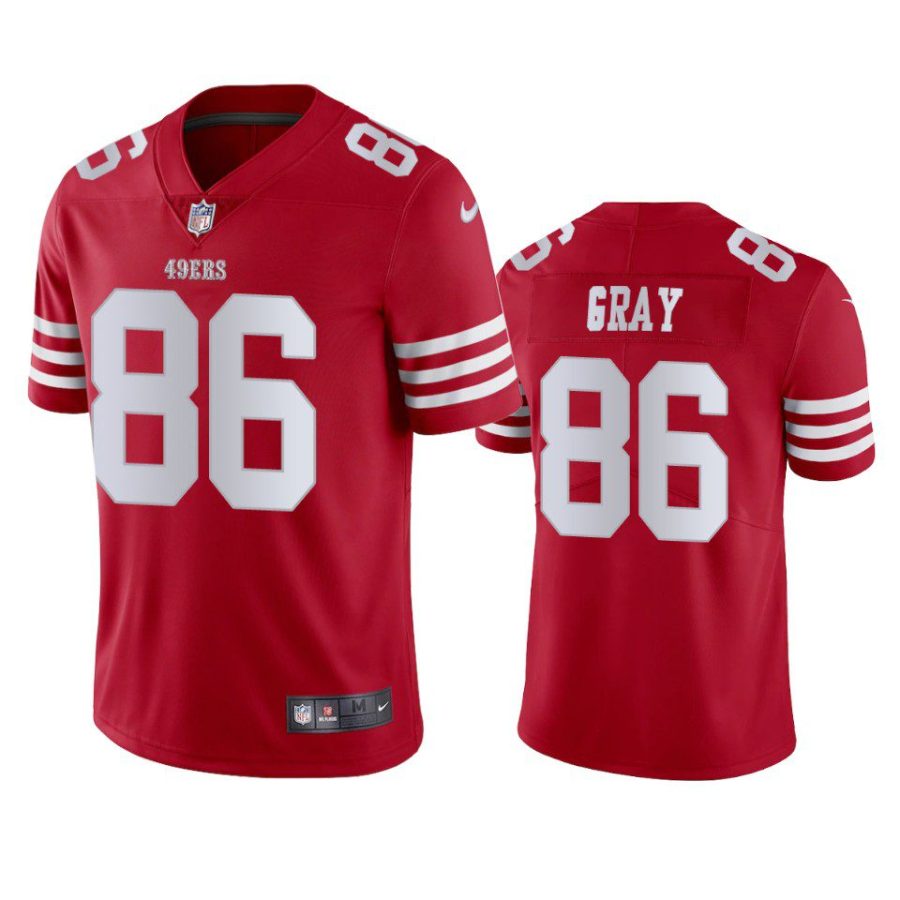 danny gray 49ers scarlet jersey