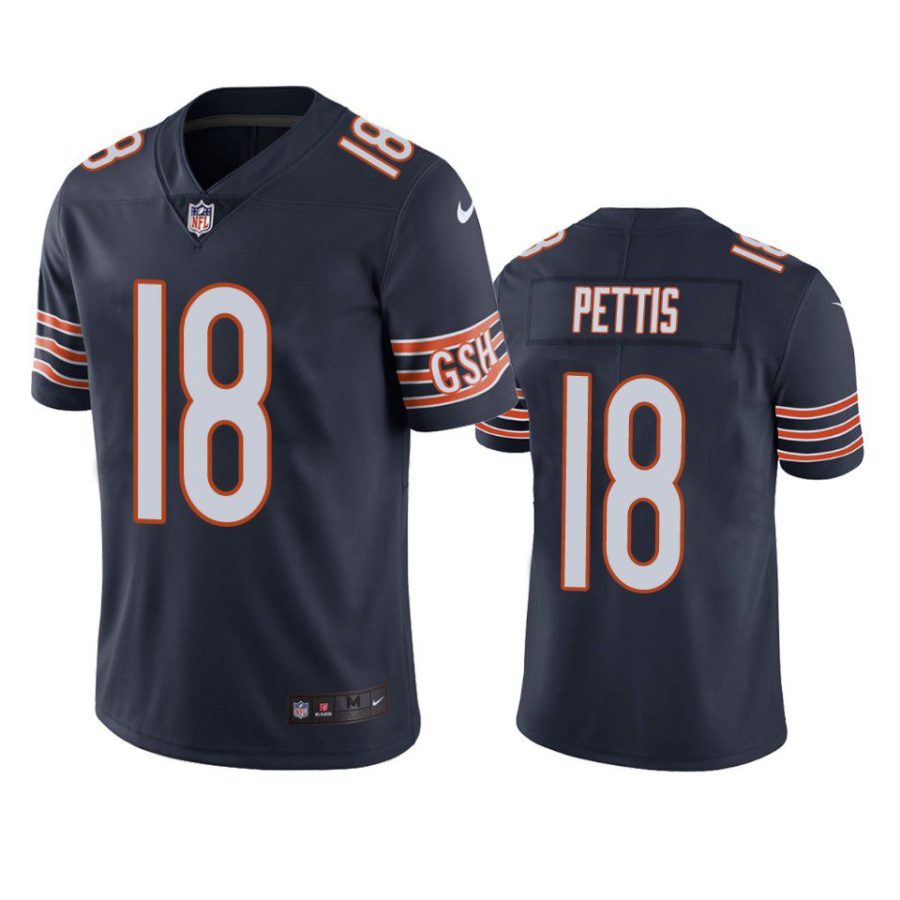 dante pettis bears jersey navy vapor limited