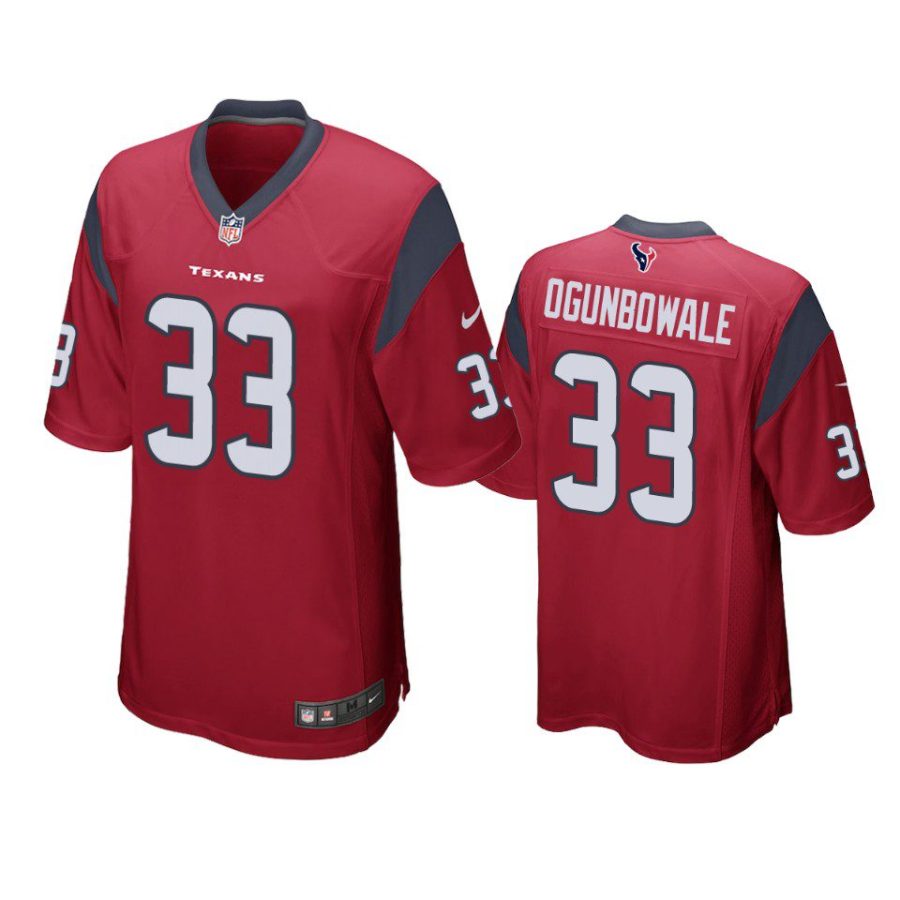 dare ogunbowale texans game red jersey