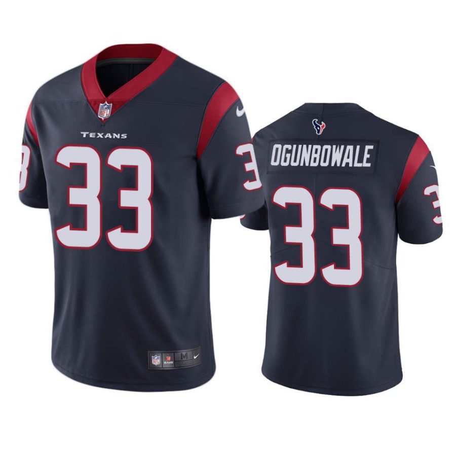 dare ogunbowale texans jersey navy vapor limited