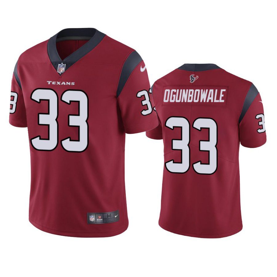 dare ogunbowale texans jersey red vapor limited