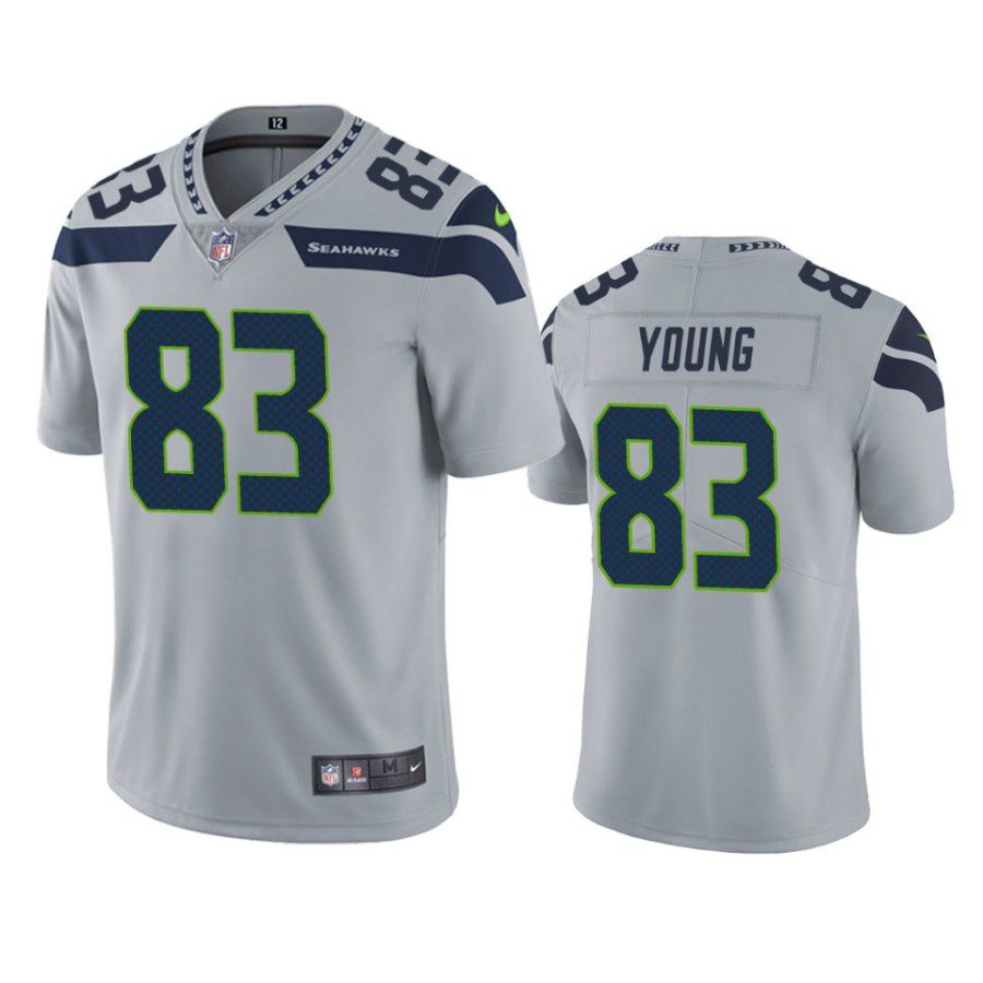 dareke young seahawks gray jersey