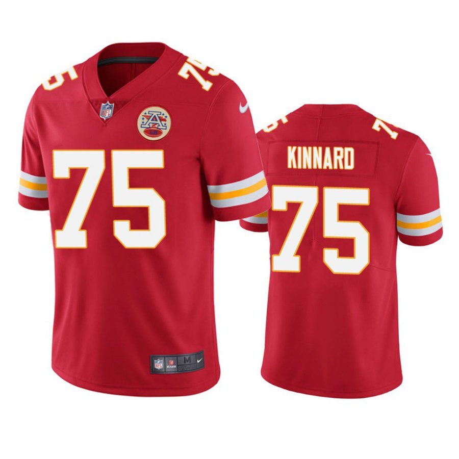 darian kinnard chiefs red vapor jersey