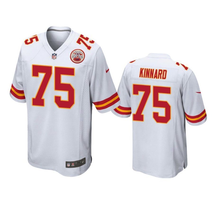 darian kinnard chiefs white game jersey