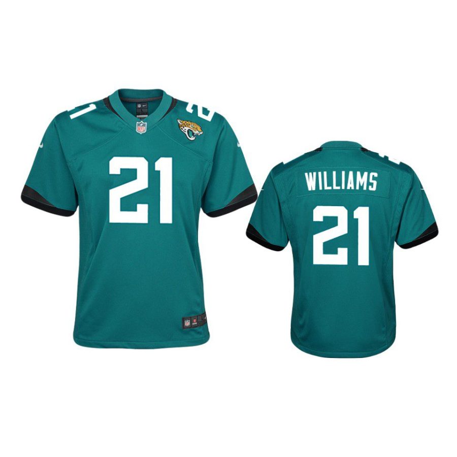 darious williams game youth teal jersey