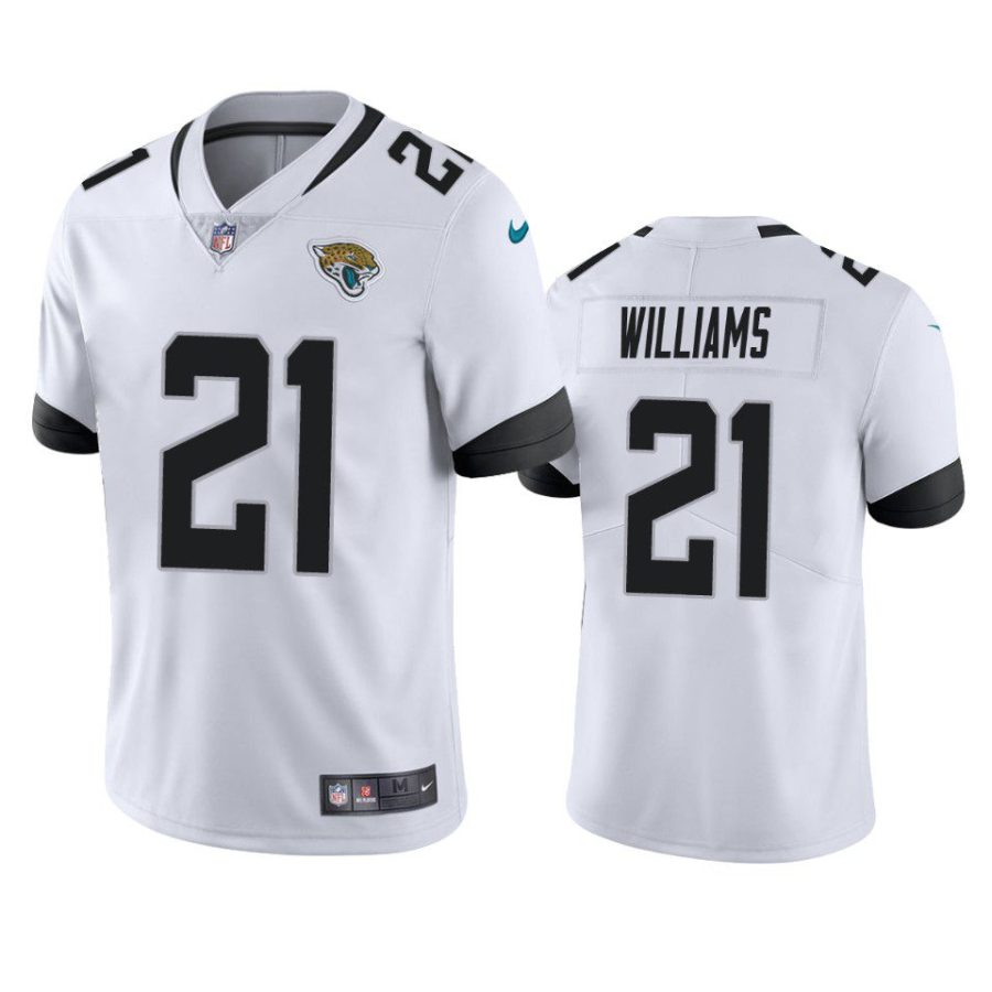 darious williams jaguars jersey white vapor limited