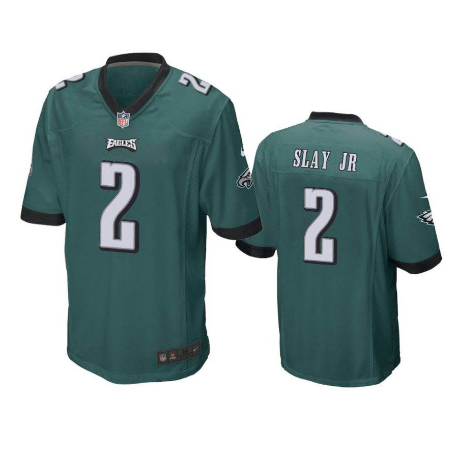 darius slay jr eagles game green jersey