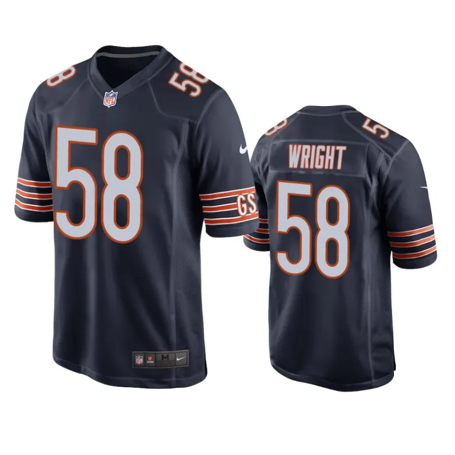 darnell wright bears navy game jersey