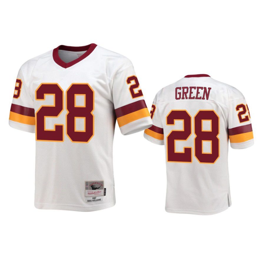 darrell green commanders white throwback legacy replica jersey