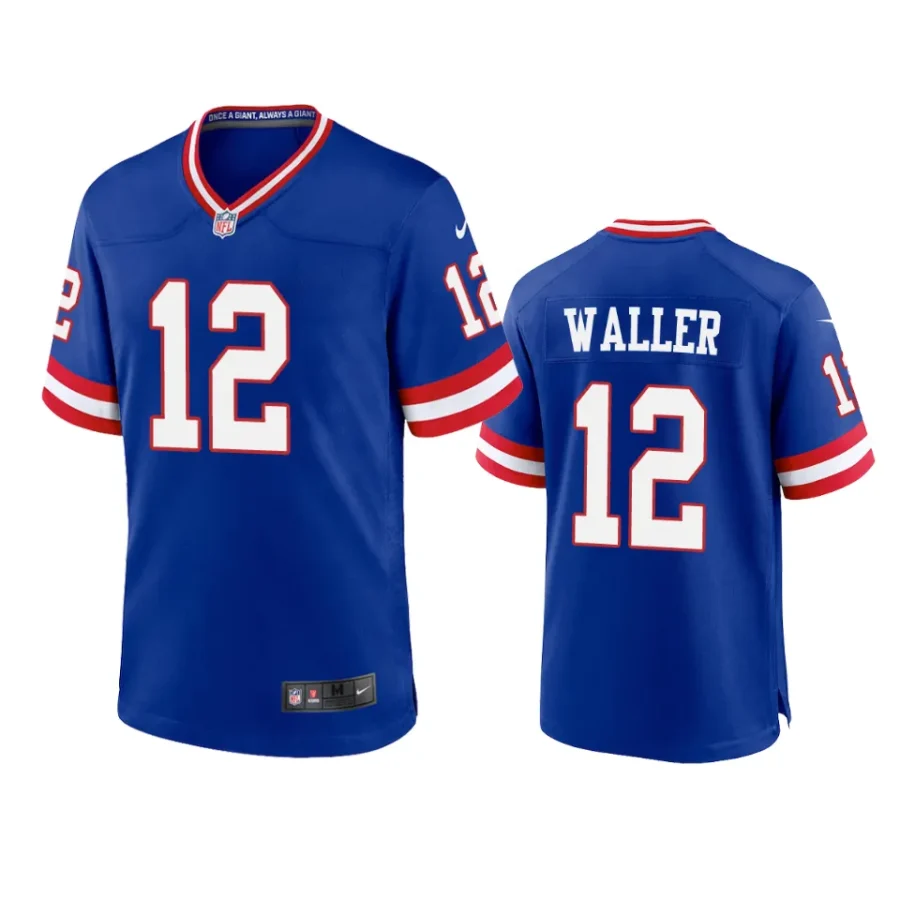 darren waller giants royal classic game jersey