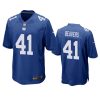 darrian beavers giants royal game jersey