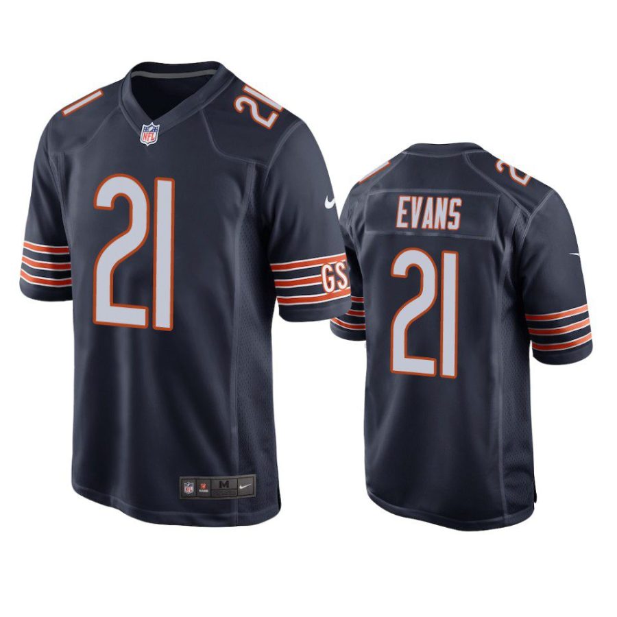 darrynton evans bears navy game jersey