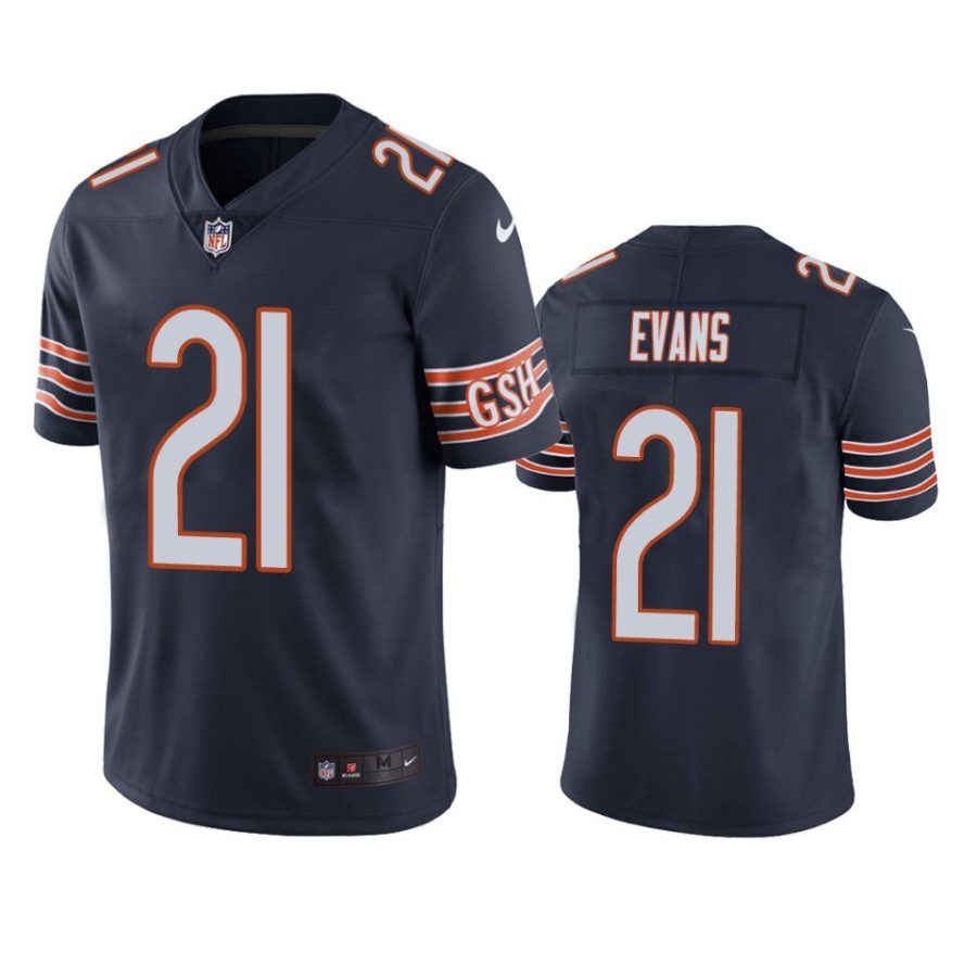 darrynton evans bears vapor limited navy jersey