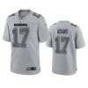 davante adams raiders gray atmosphere fashion game jersey