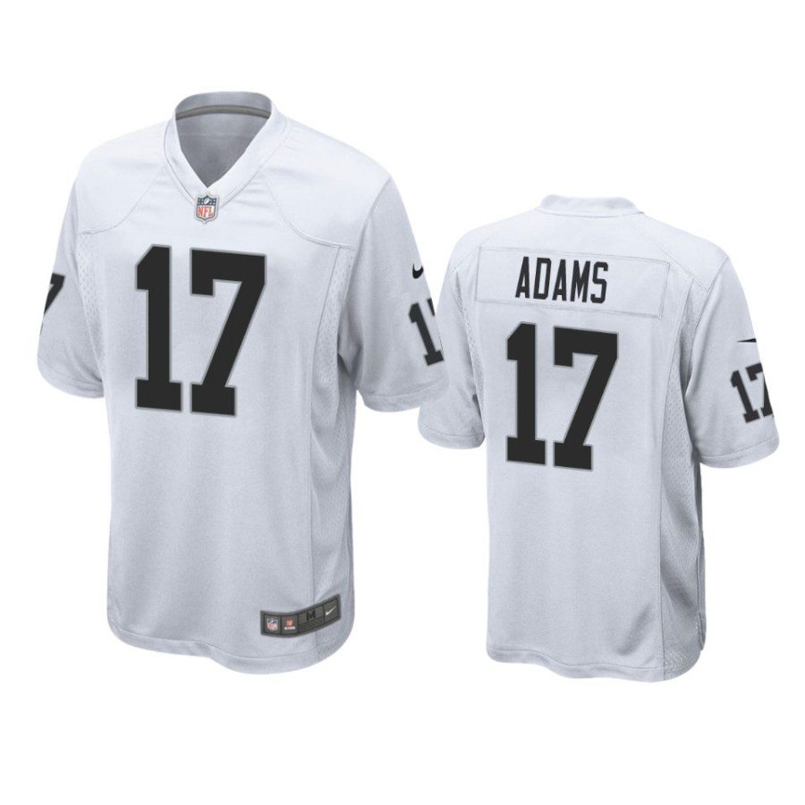 davante adams raiders white game jersey