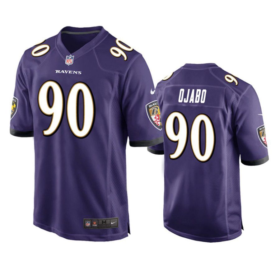 david ojabo ravens purple game jersey