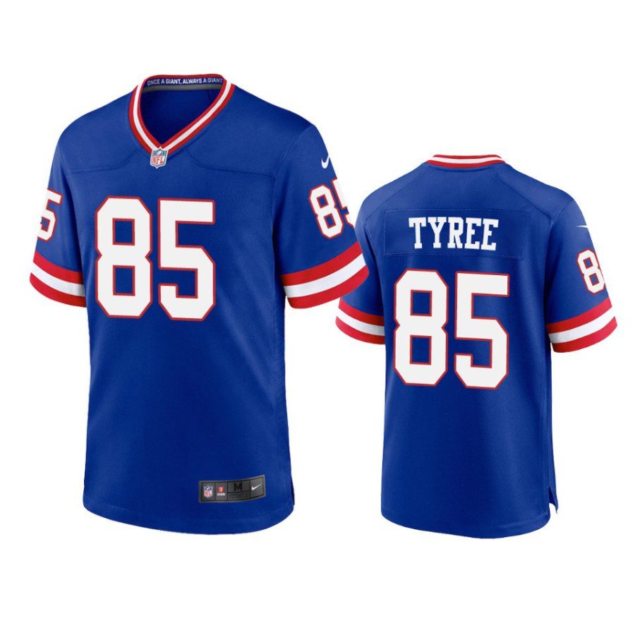 david tyree giants classic game royal jersey