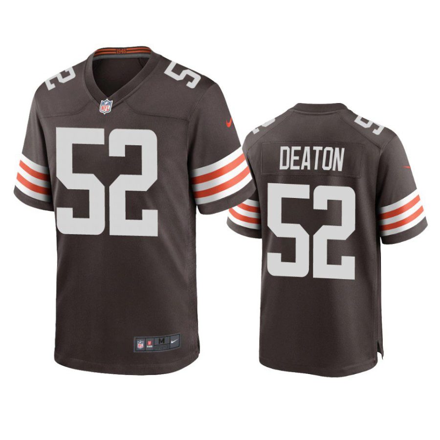 dawson deaton browns brown game jersey