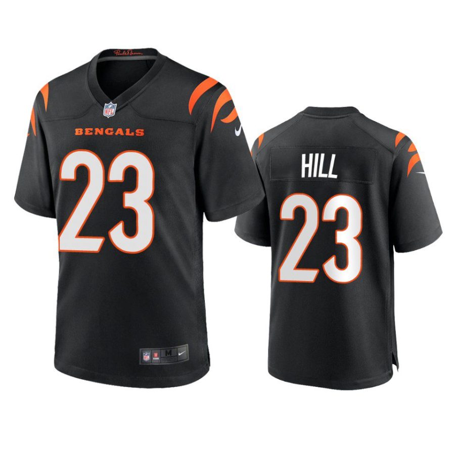 daxton hill bengals black game jersey