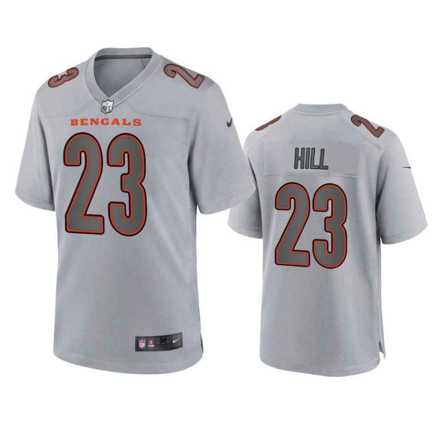 daxton hill bengals gray atmosphere fashion game jersey