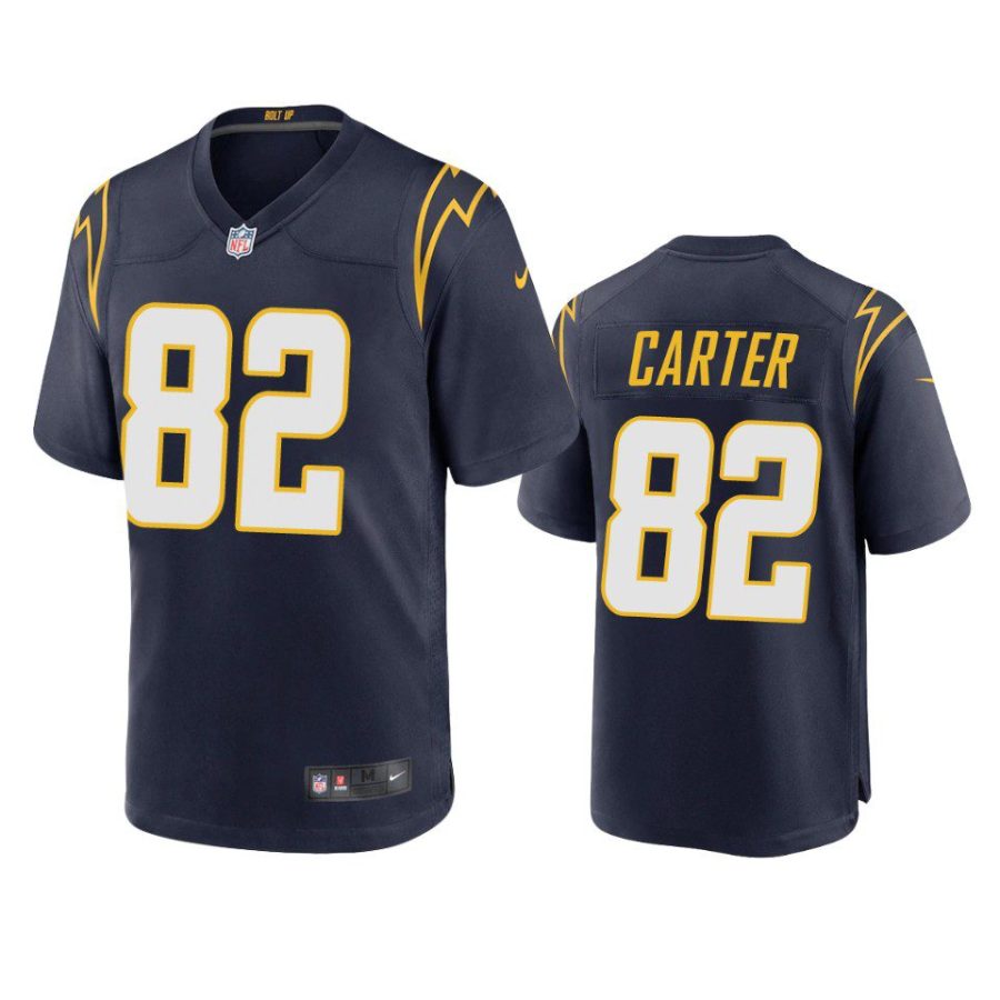 deandre carter chargers navy alternate game jersey