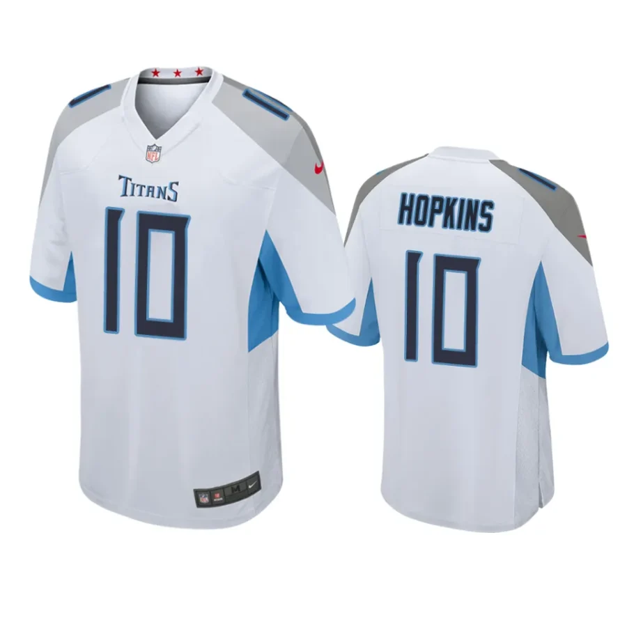 deandre hopkins titans game white jersey