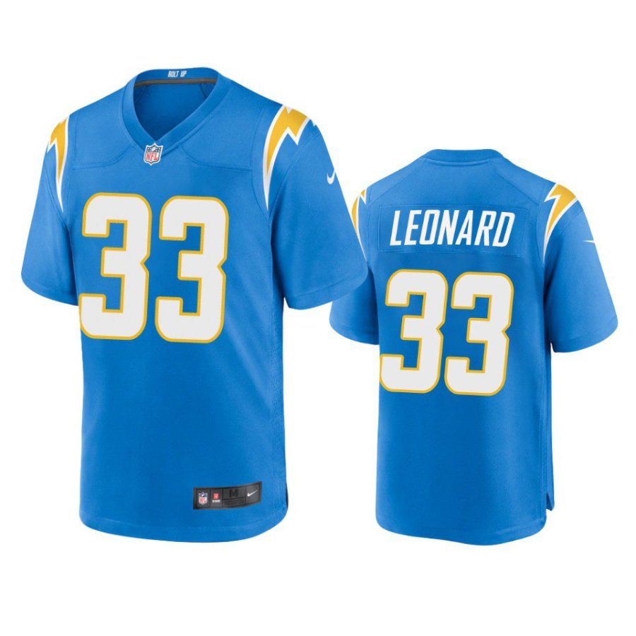 deane leonard chargers game powder blue jersey