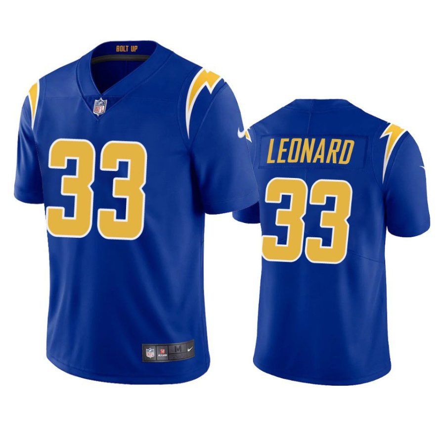 deane leonard chargers royal vapor jersey