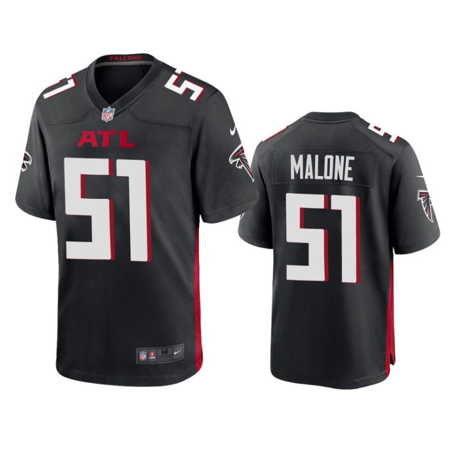deangelo malone falcons black game jersey