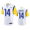 decobie durant rams white alternate game jersey