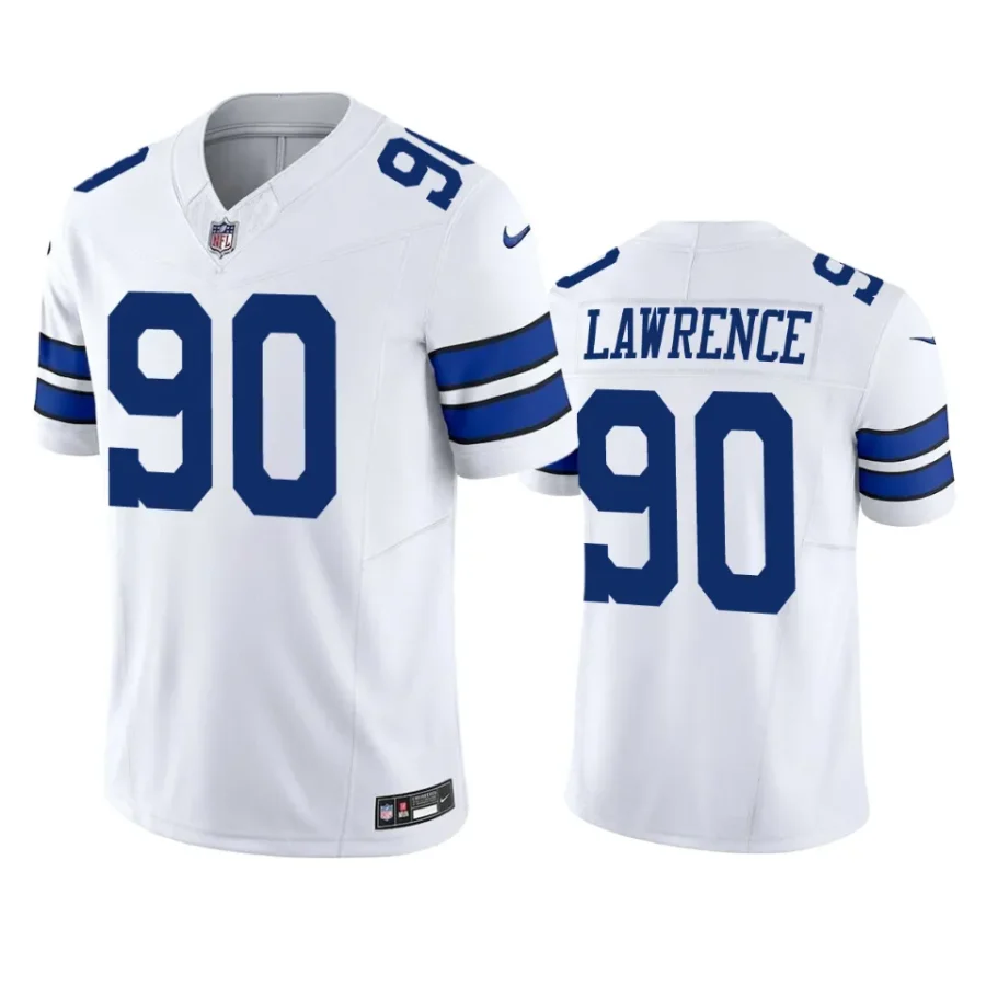 demarcus lawrence cowboys white vapor f.u.s.e. limited jersey