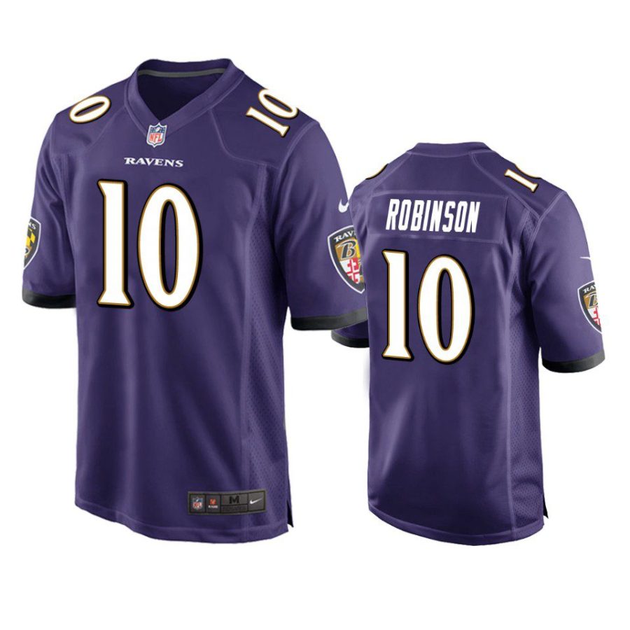 demarcus robinson ravens game purple jersey