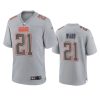 denzel ward browns gray atmosphere fashion game jersey