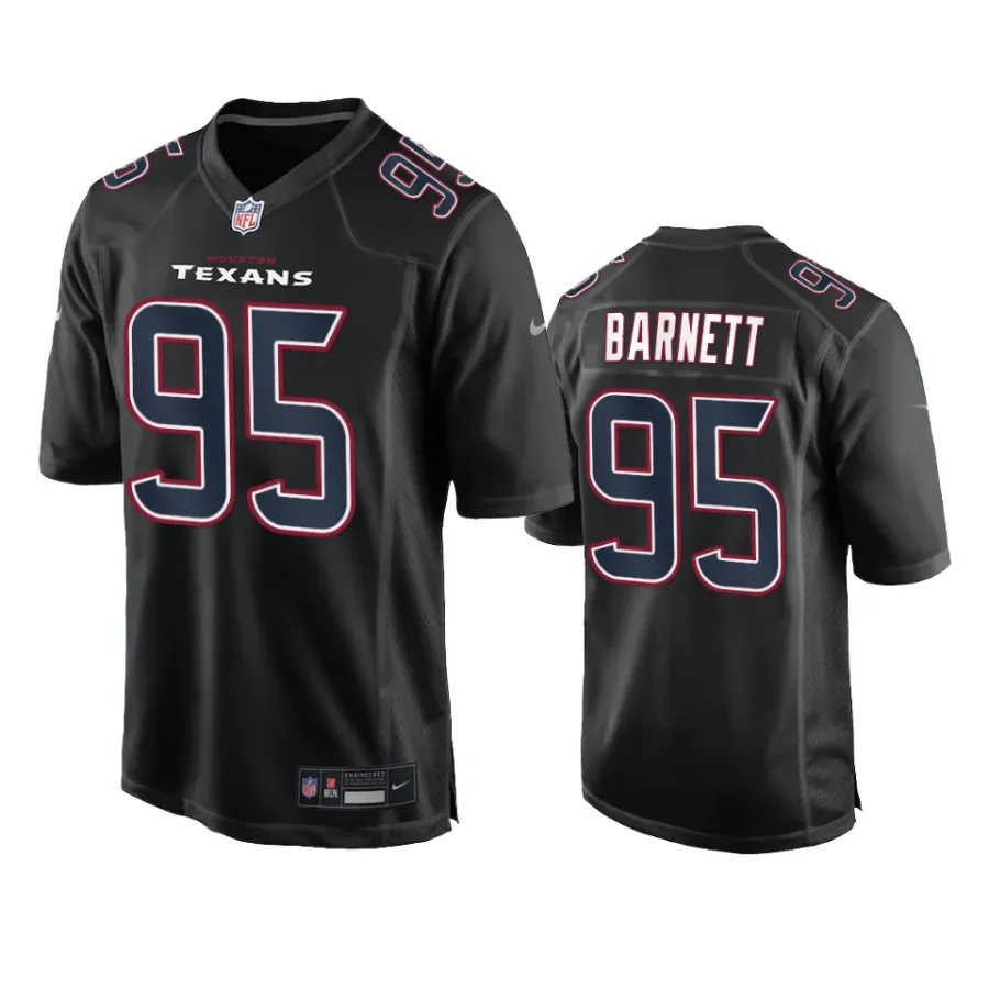 derek barnett texans black fashion game jersey