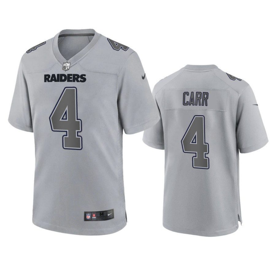 derek carr raiders gray atmosphere fashion game jersey