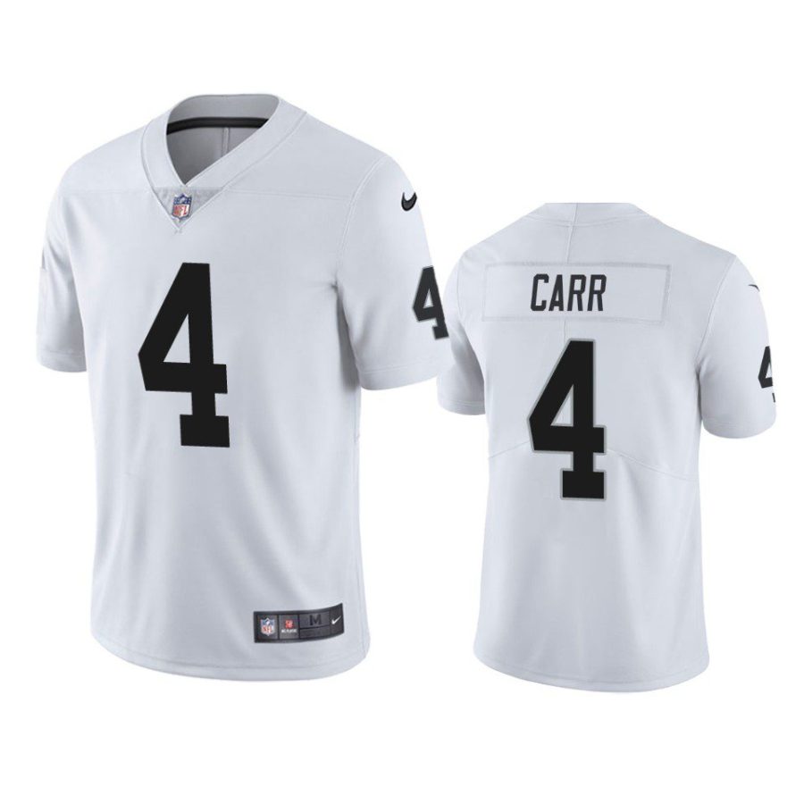 derek carr raiders white vapor limited jersey