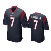 derek stingley jr. texans navy game jersey