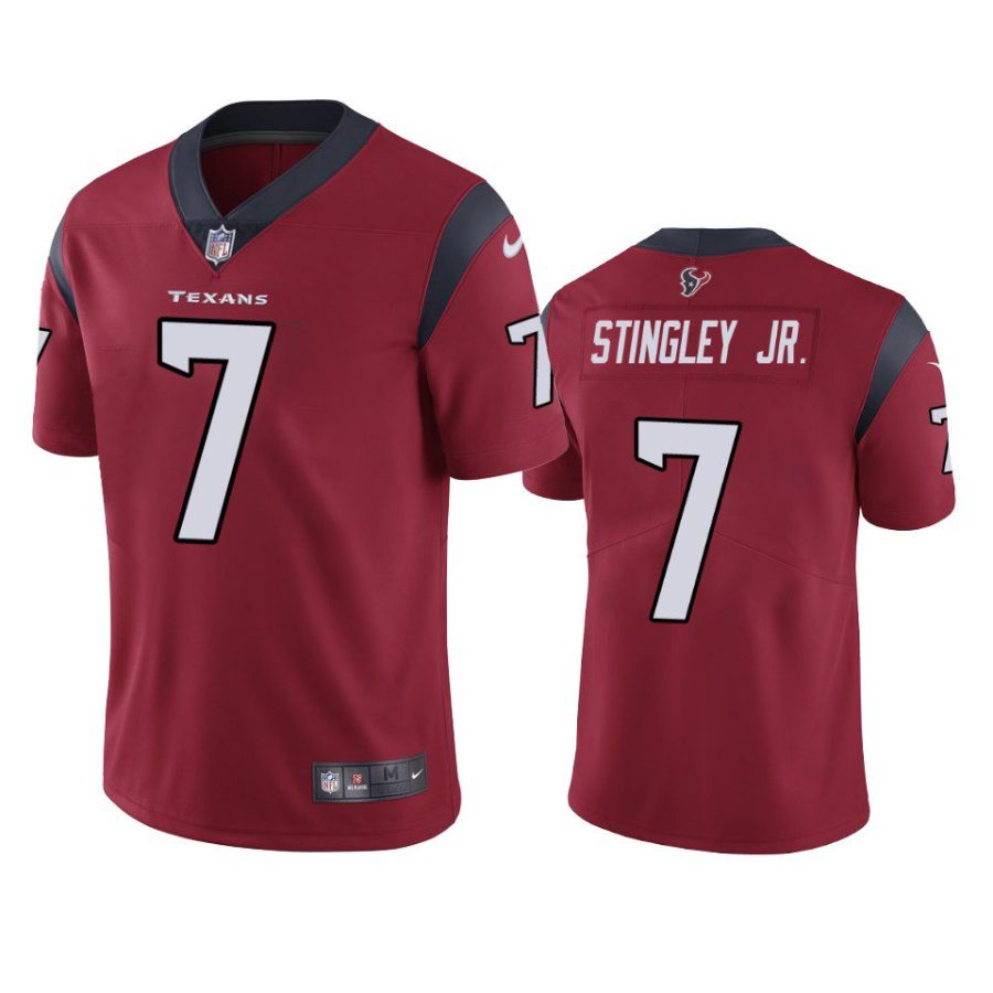 derek stingley jr. texans red vapor limited jersey