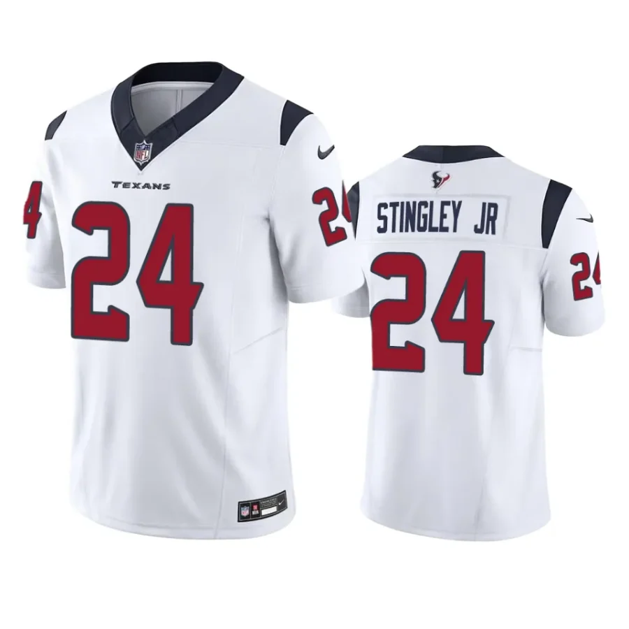 derek stingley jr. texans white vapor f.u.s.e. limited jersey