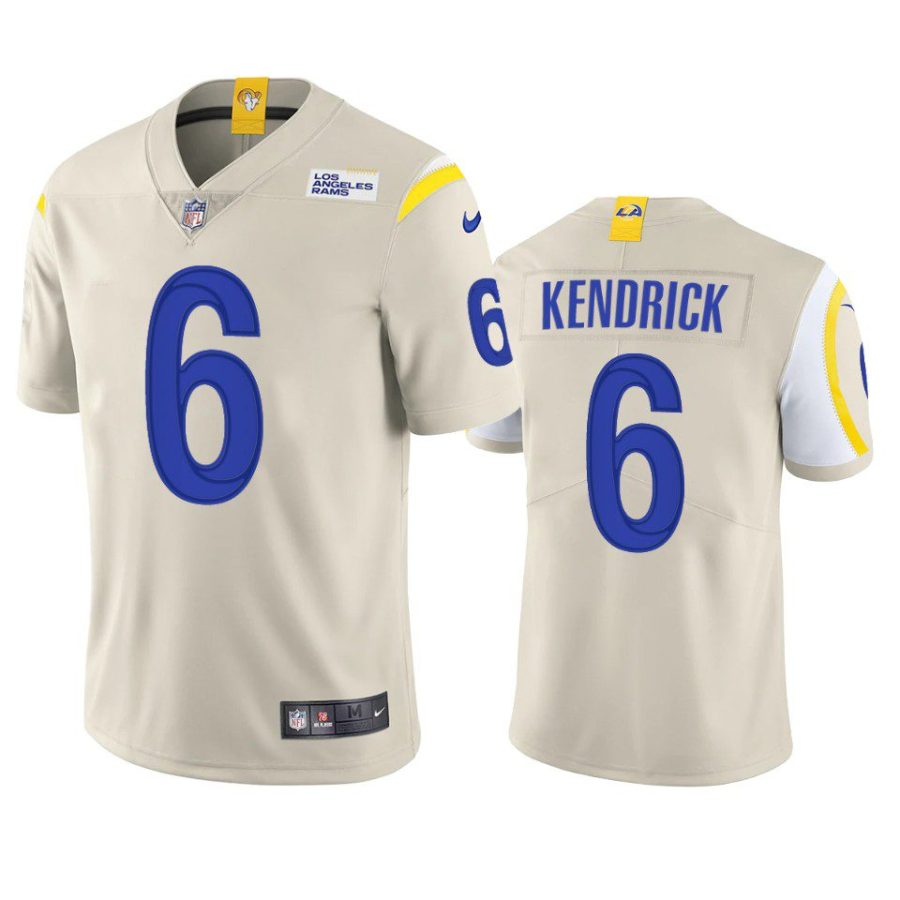 derion kendrick rams bone vapor jersey