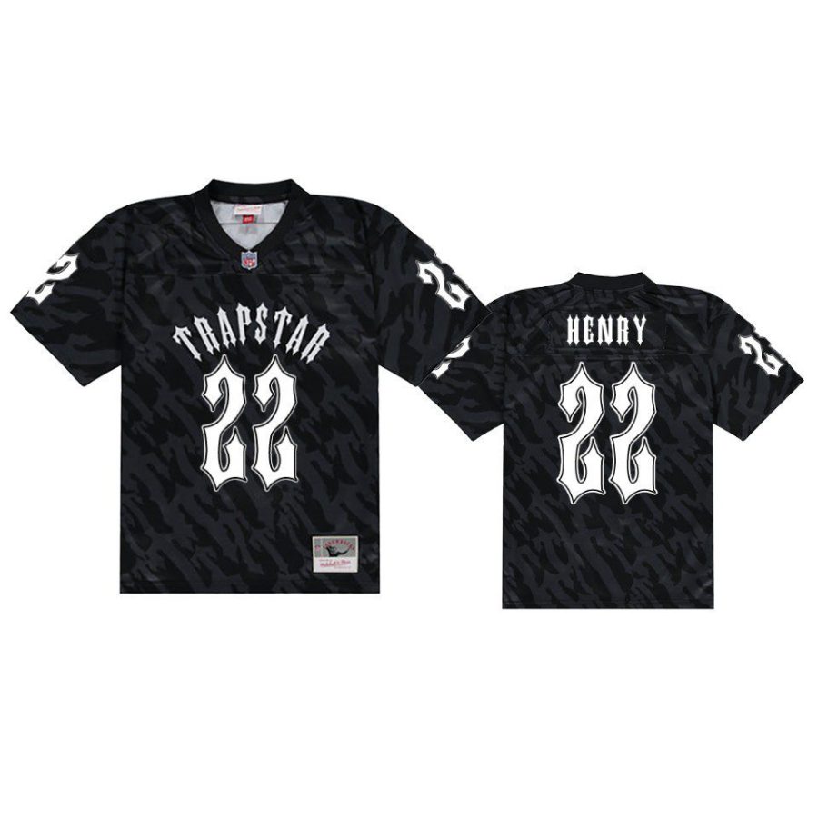 derrick henry titans black trapstar football jersey