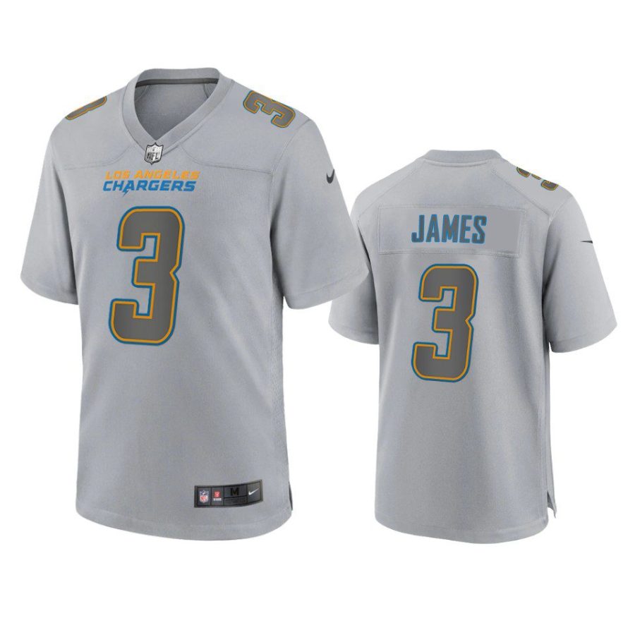 derwin james chargers atmosphere fashion game gray jersey