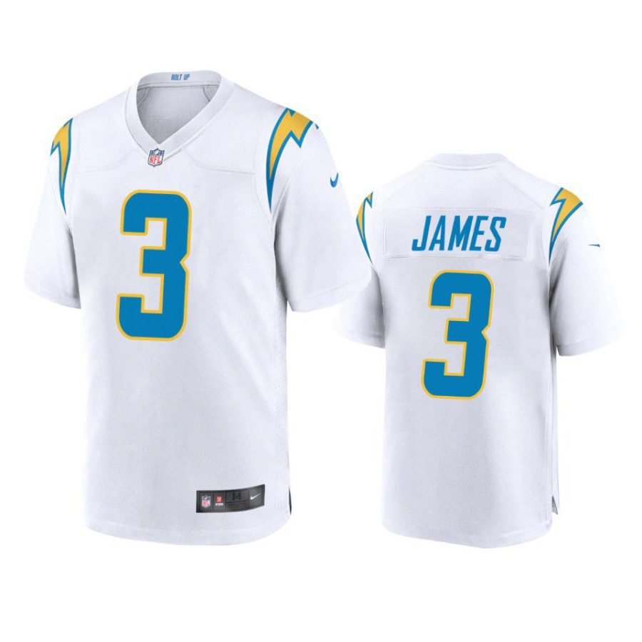 derwin james chargers game white jersey