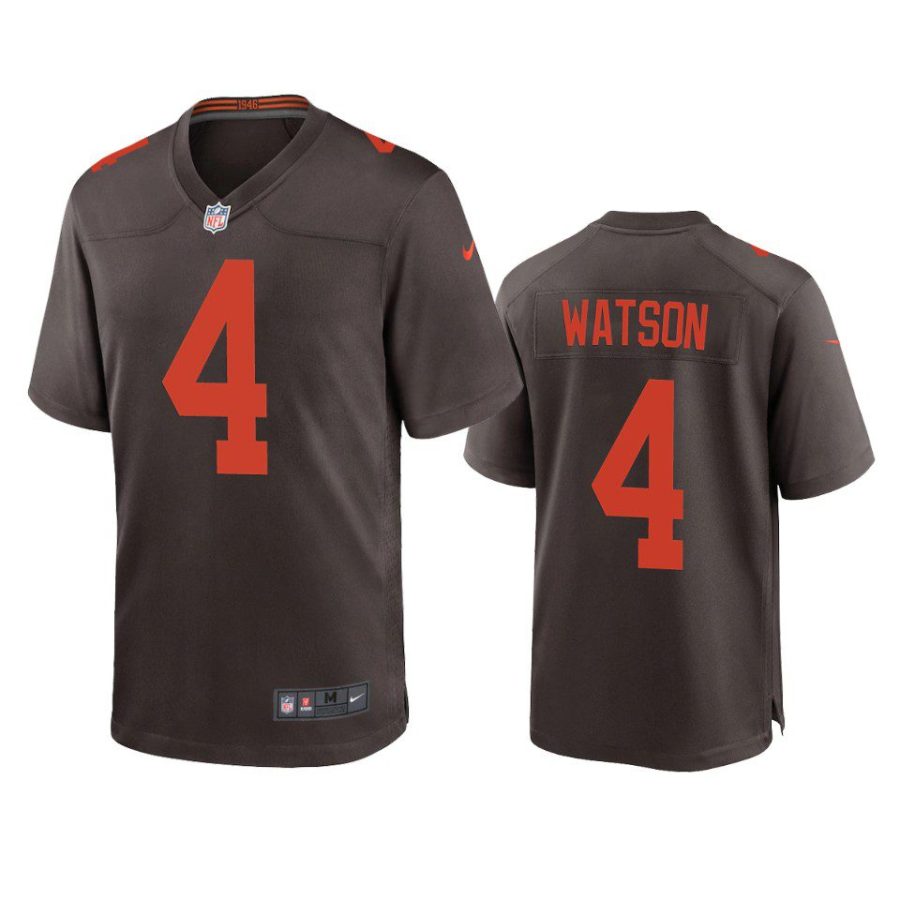 deshaun watson browns brown alternate game jersey