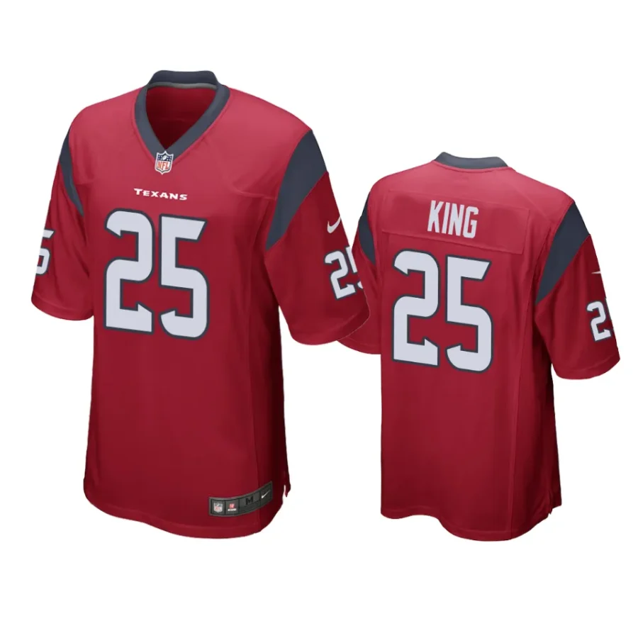 desmond king texans red game jersey